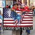thumbnail image 2 of Bayyon In God We Trust, Christian Cross, American Eagle Flag Banner with Grommets 3x5Feet Man cave Decor, 2 of 6