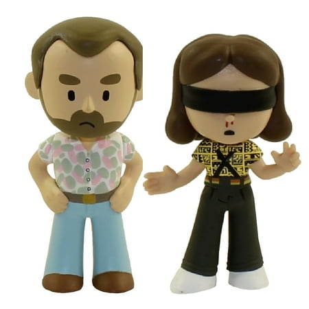 Funko Mystery Minis Vinyl Figures - Stranger Things S2 - SET OF 2 (Jim Hopper & Eleven Blindfolded)