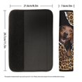 thumbnail image 6 of Chririnla Leopard Print Puppy Pattern Seat Belt Pad 2 PCS Seat Belt Shoulder Strap Covers Quick Fit Auto Accessory Suitable for SUV Van, 6 of 8