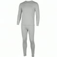 thumbnail image 2 of Ventana Men’s Fleece Thermal Underwear Set Ultra Soft Long Johns Base Layer 2pc Top Pants, 2 of 6