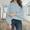 Green, variant on Athletic Tops for Women Crew Neck Long Sleeve Solid Color Womens Sweatshirts Plus Size Soft and Cozy Loose Cable Knit Sweater Women Trendy Fall and Winter for Work Appropriate Sweater