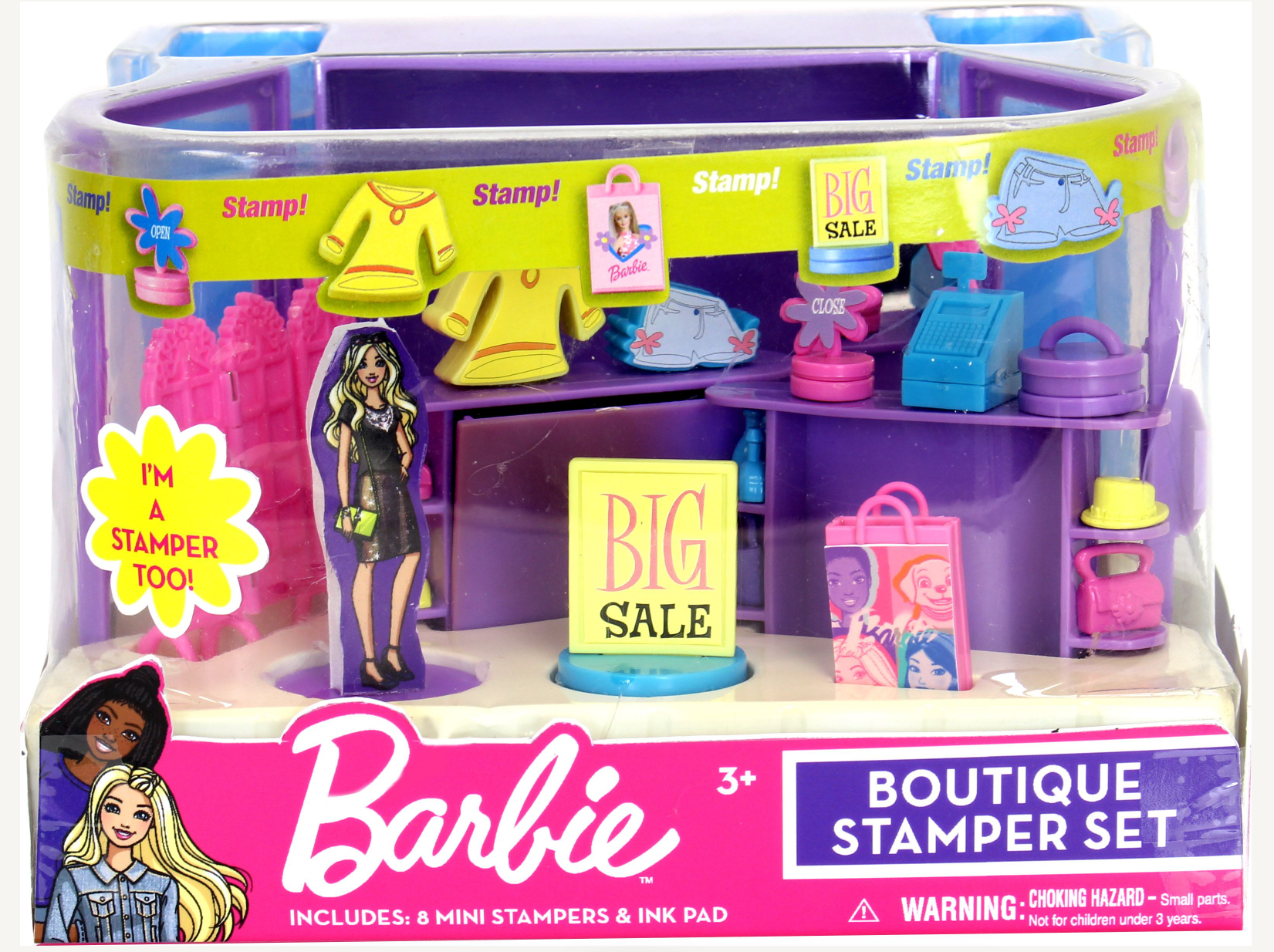 Barbie Boutique Stamp Set, for Ages 3+