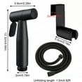 thumbnail image 3 of AKEGAMN Clearance! Bidet Sprayer Handheld Bidet Sprayer For Toilet For Bathroom Silver Rustproof Shower Sprayer Head With Hose And Bracket Holder Versatile Family-Friendly Use: Ideal for the entire, 3 of 4