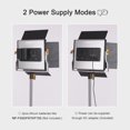 thumbnail image 4 of Andoer Professional LED Video Light Dimmable 660 LED Bulbs Bi-Color Light Panel 3200-5600K CRI 85+ with U Bracket & Barndoor Lighting Kit for Studio Photography Video, 4 of 7