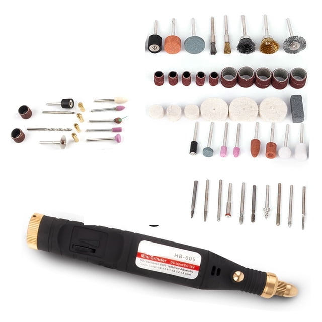 5000-18000 Tr/min Réglable 5 Vitesses Perceuse Électrique Meuleuse Stylo Graveur Mini Perceuse Outil Rotatif Machine à Moudre Pointe 165 Pcs