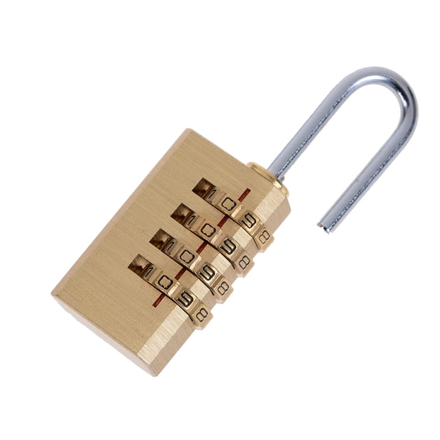 1PCS Resettable Mini 4 Digits Number Password Code Lock Combination Padlock for Travelling Bag 6cm x 2cm x 1cm