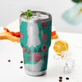 thumbnail image 3 of 30oz Great Pyrenees Dog and Pioneer Flower Tumblers Stainless Steel Tumbler with Lid and Straw,Vacuum Insulated Double Wall Travel Tumbler Cups Mug with Cleaning Brush for Coffee,Tea, 3 of 7