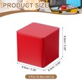 thumbnail image 2 of Uxcell Square Tin Box, Metal Storage Tin Box Portable Storage Container with Lid for Tea Candy Treats Gifts Favors Red, 2 of 7