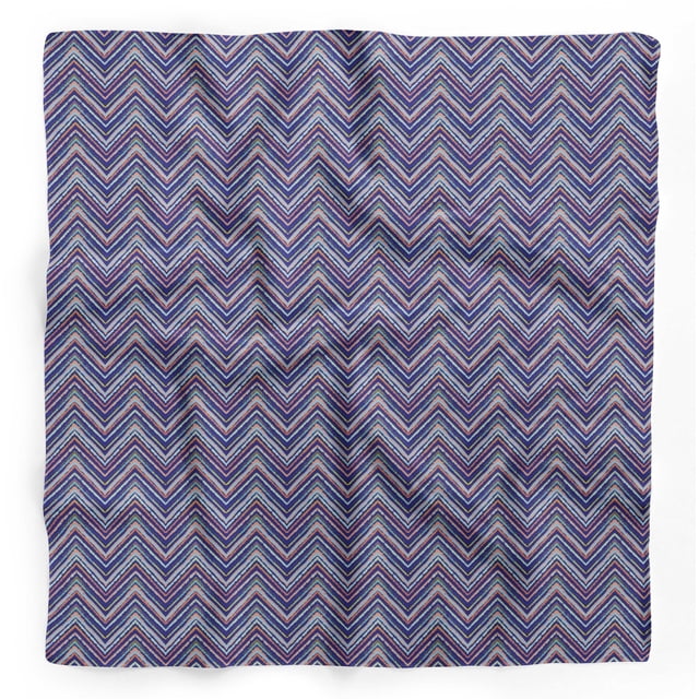 Bimba Orange Geometric Check Pure Silk Printed Head Bandanas Summer Neck Wrap Scarf 40 x 80 Inches