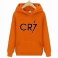thumbnail image 4 of Cr7 Imprimé Mode Urbaine Star du Football Hommes Femmes Chandails en Molleton Mode Chandails à Capuchon Tops, 4 of 5