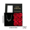 thumbnail image 6 of SDOHIG Preserved Red Real Rose with Necklace - Eternal Flowers Rose Birthday Gifts for Women Her Mom Wife Girlfriend Grandma on Valentines Mothers Day Christmas Anniversary Romantic-Red, 6 of 6