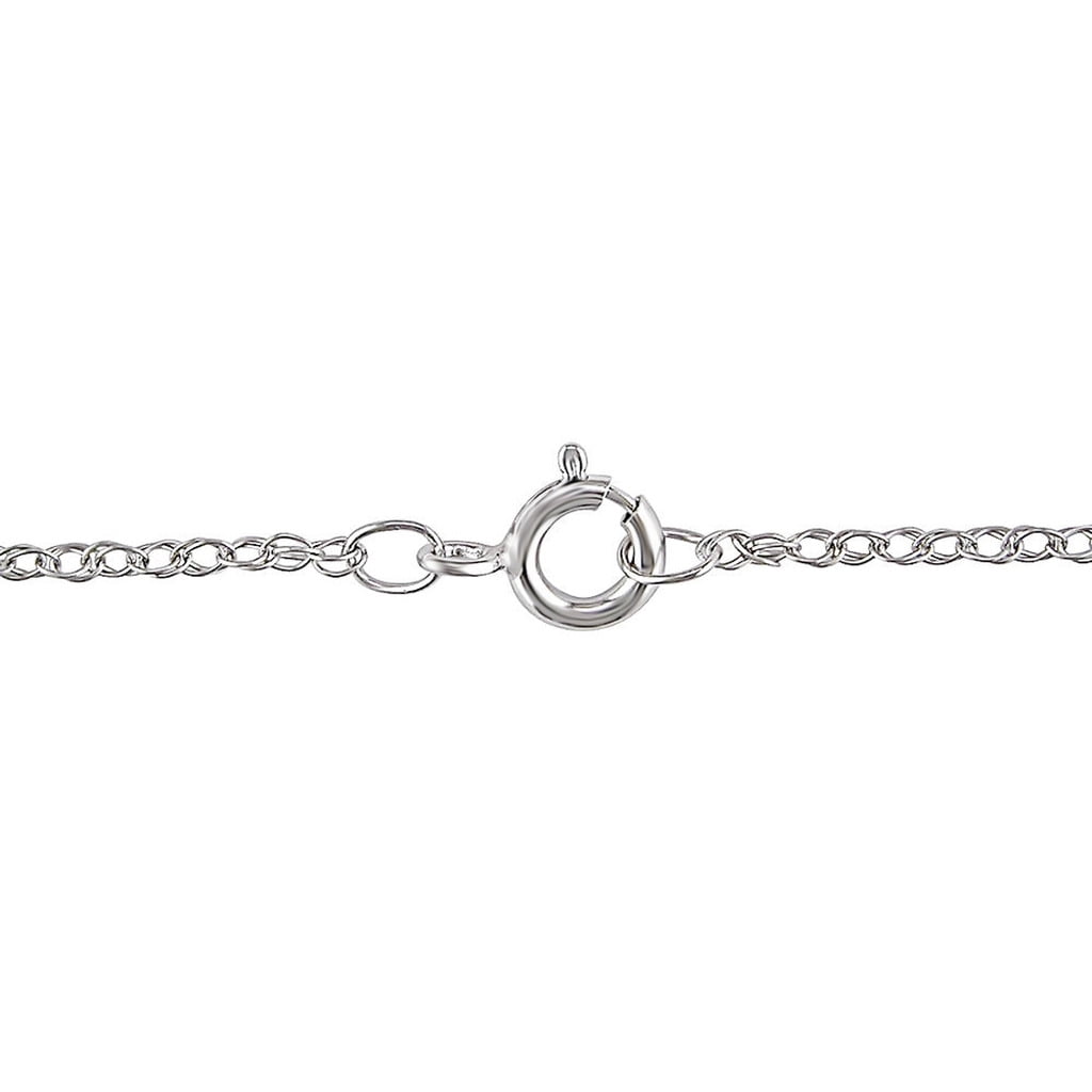Arista Diamond Accent MOM Pendant Necklace in Two Tone Sterling Silver, 18"