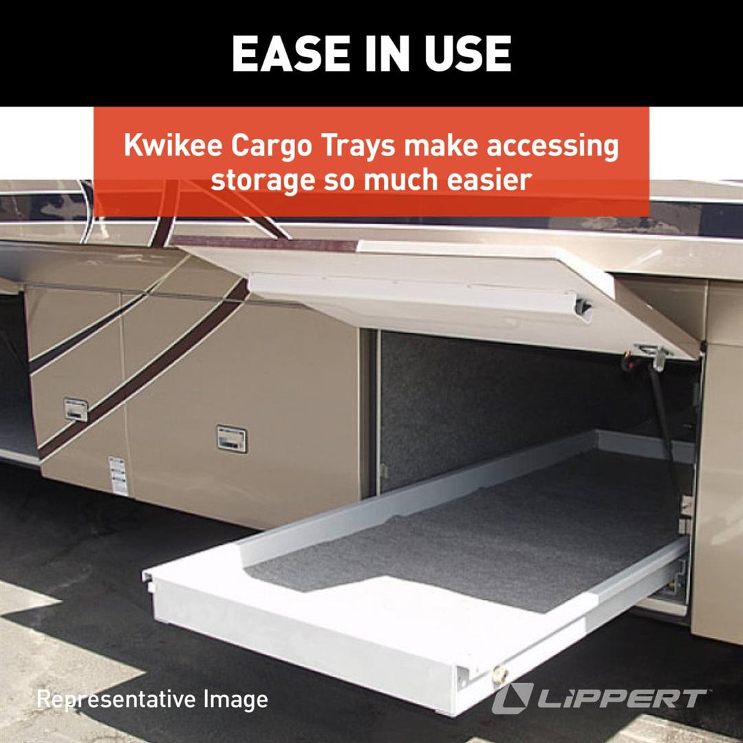 Power Gear 370755 Kwikee SuperSlide II 44" RV Cargo Storage Bay Trim Kit