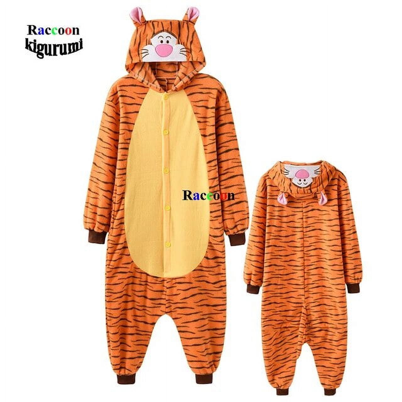 Zipper Kids Green Elf Cartoon Anime Pajamas Onesie Blue Shark Hamster Fleece One Piece Girls Pink Cosplay Raccoon Kigurumi Boy Walmart