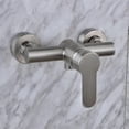 thumbnail image 2 of Wall-Mounted Stainless Steel Shower Mixer Tap with Single Lever for Cold and Hot Water, 2 of 4