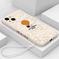 thumbnail image 3 of Cartoon Astronaut Hand Lanyard Phone Case For iPhone 15 Pro Max 11 12 13 14 Pro Max XS Max XR X 8 7 Plus Liquid Silicone Cover, 3 of 5