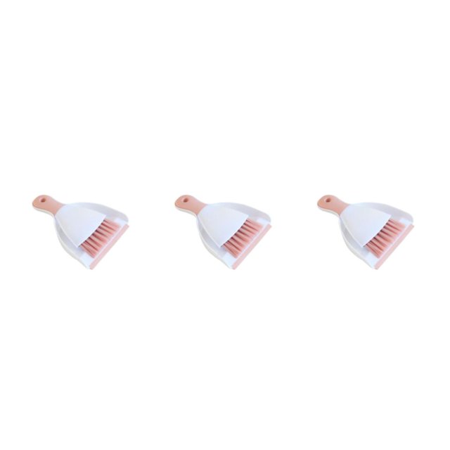 Naiovety Juego de escoba y recogedor pequeños que ahorran espacio para espacios reducidos Cepillo y recogedor asequibles Elegante rosa 75 × Type1 NO1