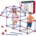 thumbnail image 1 of Kit de construcción Fort OleFun para niños de 5 a 8 años con 140 piezas, 1 of 8