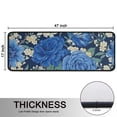 thumbnail image 5 of Kitchen Rugs Sets Of 2,Pioneer Flower Floral Print Pattern Anti Fatigue Kitchen Mat Rugs Non Slip Washable,Decorative Kitchen Floor Mats for Kitchen,Sink,Laundry,17"x47"+17"x47", 5 of 5