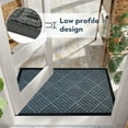 thumbnail image 3 of Heeneeso DM43A Entryway Rug Outdoor Doormat Rubber Front Entrance Door Welcome Mat Brown 47 x 32", 3 of 6