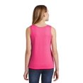 thumbnail image 2 of District Teen Female Regular Plain Sleeveless Tank Fuchsia Frost Medium, 2 of 4
