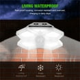 thumbnail image 6 of Qwtwty Solar Garden Lights Solar Lights Outdoor 129 LED with Lights Reflector And 3 Lighting Modes,Solar Motion Sensor Security Lights, IP65 Solar Powered Wall Lights, 6 of 8