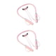 thumbnail image 4 of Kearding Auriculares Auriculares con cancelación de ruido compatibles con Bluetooth Reproductor de música con micrófono Auriculares Electrónica para Rosado 2piezas, 4 of 5