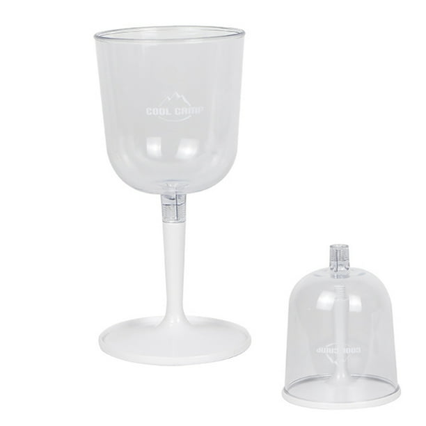 Cóctel Copa Plástico Casas Vino Resina Portable Retrovolable Resultable para Acampar Al Aire Libre