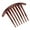 Brown, variant on Tuscom Volumizing Hair Combs for Ponytail Lift - 7 Tooth French Twist Insert Comb, Acrylic Fringe & Updo Styler (7 Colors) - Wedding, Party, Everyday Use, Gift