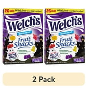 (2 pack) Welch's Halloween Mixed Fruit Soft Fruit Snacks, .5 oz, 26 Count