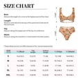 thumbnail image 6 of Wukai Squirrel And Mushroom Women's Bikini Set Two Piece,wimsuit High Waisted V Neck Twist Front Adjustable Spaghetti Straps Bathing Suit-X-Large, 6 of 7