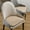 Gold 17.3*16.1in, variant on HOARBOEG Curved Dining Chair Cushion - Non Slip Machine Washable Seat Cushion Breathable Seat Pad with Exquisite Edging, High Elasticity Water Washed Cotton for Home & Office Chair Pad