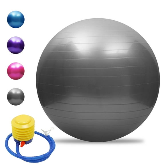 Amdohai Anti-burst Yoga Ball Thickened Stability Balance Ball Pilates Barre Physical Fitness Exercise Ball 45CM / 55CM / 65CM / 75CM Gift Air Pump