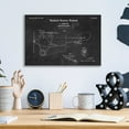 thumbnail image 3 of Epic Art 'Aeroplane Blueprint Patent Chalkboard,' Acrylic Glass Wall Art, 16"x12", 3 of 3