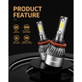 thumbnail image 2 of Bombillas MIFMIA 𝖧8/𝖧9/𝖧11 6500K Blanco Frío 36000LM 900% Más Brillantes, Plug and Play con Ventilador de Refrigeración, Luces Off Road Impermeables IP68, Paquete de 2, 2 of 5
