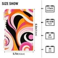 thumbnail image 2 of FORMRS 1-Subject Spiral Notebook 8" x 5" College Ruled 60 Refillable Sheet A5 Hard Cover, 2 Pack, Swirling Circles, 2 of 7
