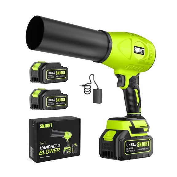 Leaf Blower Cordless, 980,000 RPM Electric Leaf Blower with 21V Battery Handheld Blowers for Lawn Care