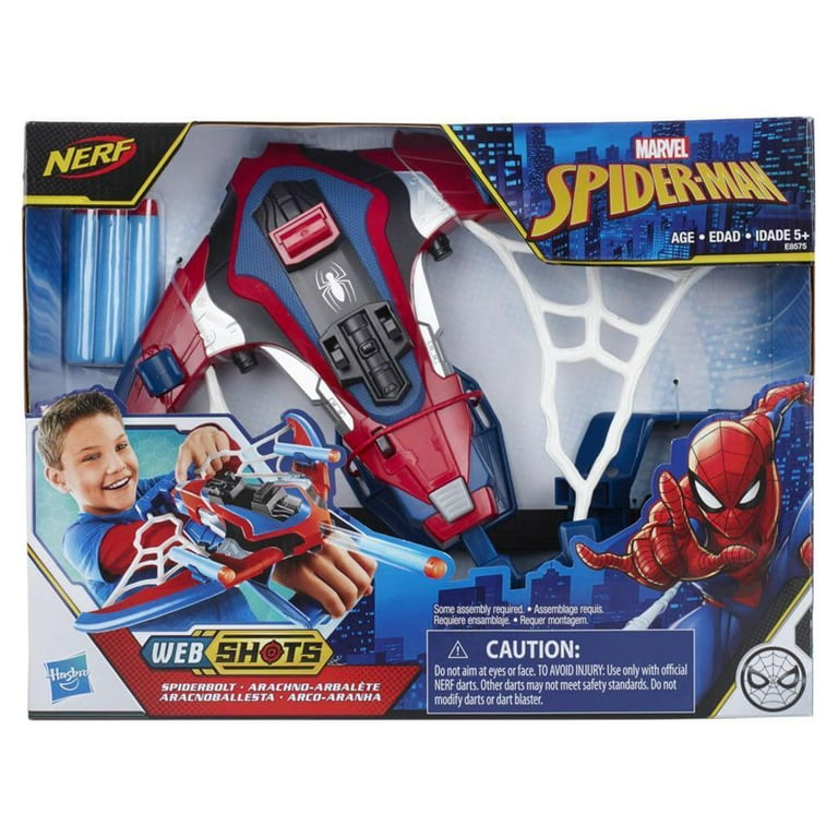 Marvel Spider-Man Web Shots Spiderbolt NERF Blaster