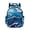 Blue Marble Print, variant on SCRAWLGOD Blue Marble Print Lightweight Backpack, 17 Inch Portable Casual School Backpack Multi-Pocket Large Capacity Knapsack for Kids, Teens, Adults, Travel