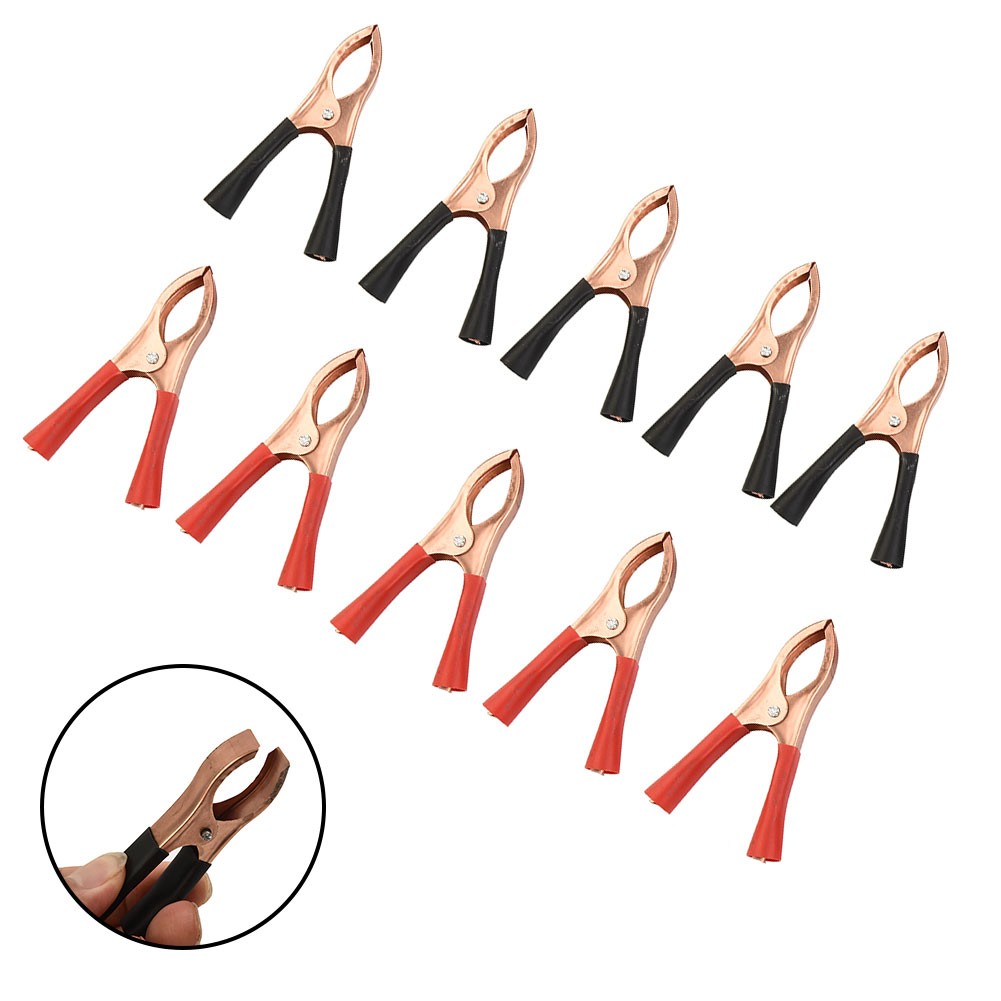 BCLONG 80mm/Car Alligator Clips Battery Clamps Aligator Clips Parts