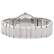 Movado Quadro Black Dial Stainless Steel Ladies Watch 0606493