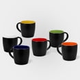 thumbnail image 1 of Paquete con 15 piezas de Taza mate exterior negro e interior color amarillo 7 x 8.6, 1 of 3
