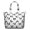 French Bulldog Head Silhouette, variant on Dachshund in Sweaters Cream Pattern Weekend Tote Bag, Work School Tote Bag with Inner Zip Pocket, Spacious Interior Gift Ideas for Holiday Birthday Gifts,22 X 12 X 18 Inches