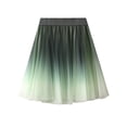 thumbnail image 5 of Women's Elegant Tulle Skirts, Gradient Color Elastic A-Line Layered Short Skirt Streetwear, 5 of 10