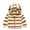 Brown#1, variant on Boys' Clothing Toddler Striped Hooded Coat with Zipper Baby Boys Girls Fleece Teddy Coat Warm Outwear Save Big