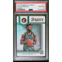 Graded 2016 Panini Excalibur Jaylen Brown #11 Squire Rookie RC Basketball Card PSA 10 Gem Mint