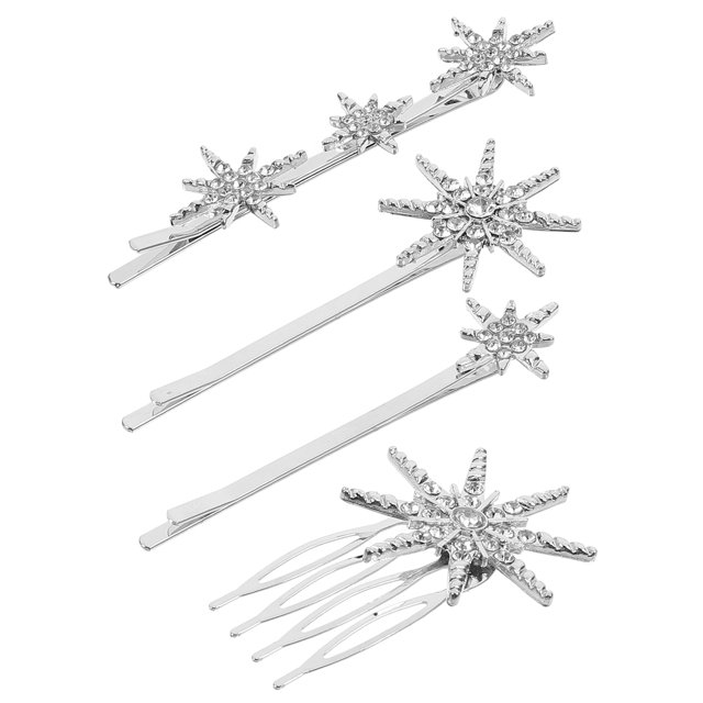 Moluckfu 4Ud Accesorios De Con Rhinestone De Para Peinados Con Elegancia