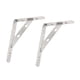 thumbnail image 3 of Soporte de estante Zulema Soportes de pared de acero inoxidable 6 pulgadas, 3 of 8