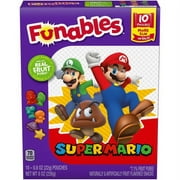 (Price/Case)Ferrara Funables Super Mario Fruit Snacks, 8 Ounces, 8 per case