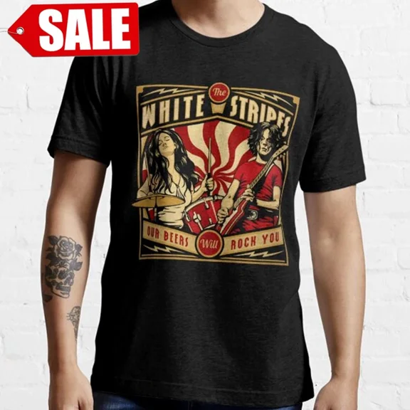 White Stripes Band T-Shirts for Sale all sizes